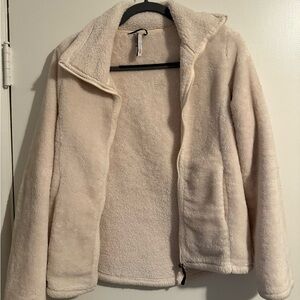 Ideology Cream Teddy Jacket